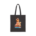 Tote Bag — 'Queen in Training' Cute Baby Graphic Cotton Canvas Tote