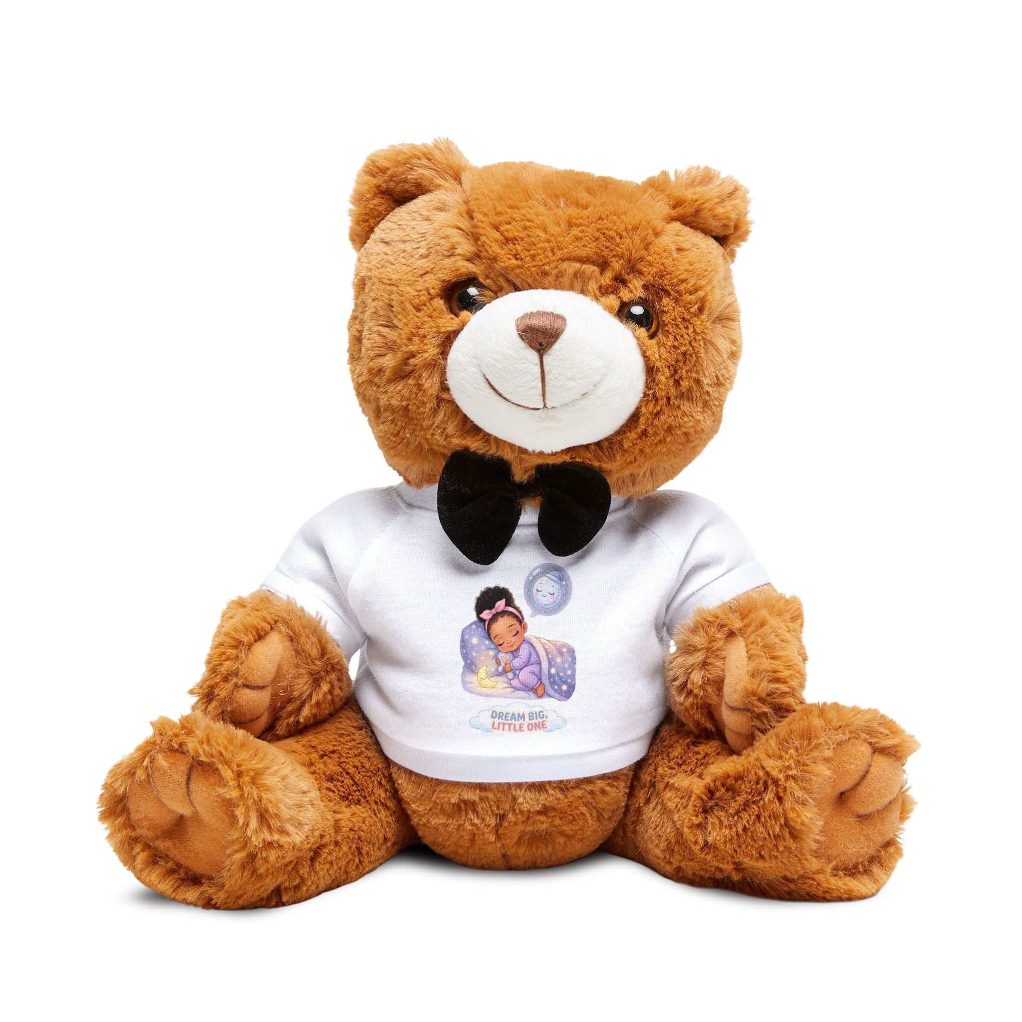 Personalized Teddy Bear with Custom T‑Shirt — Cute Plush Gift for Kids & Couples