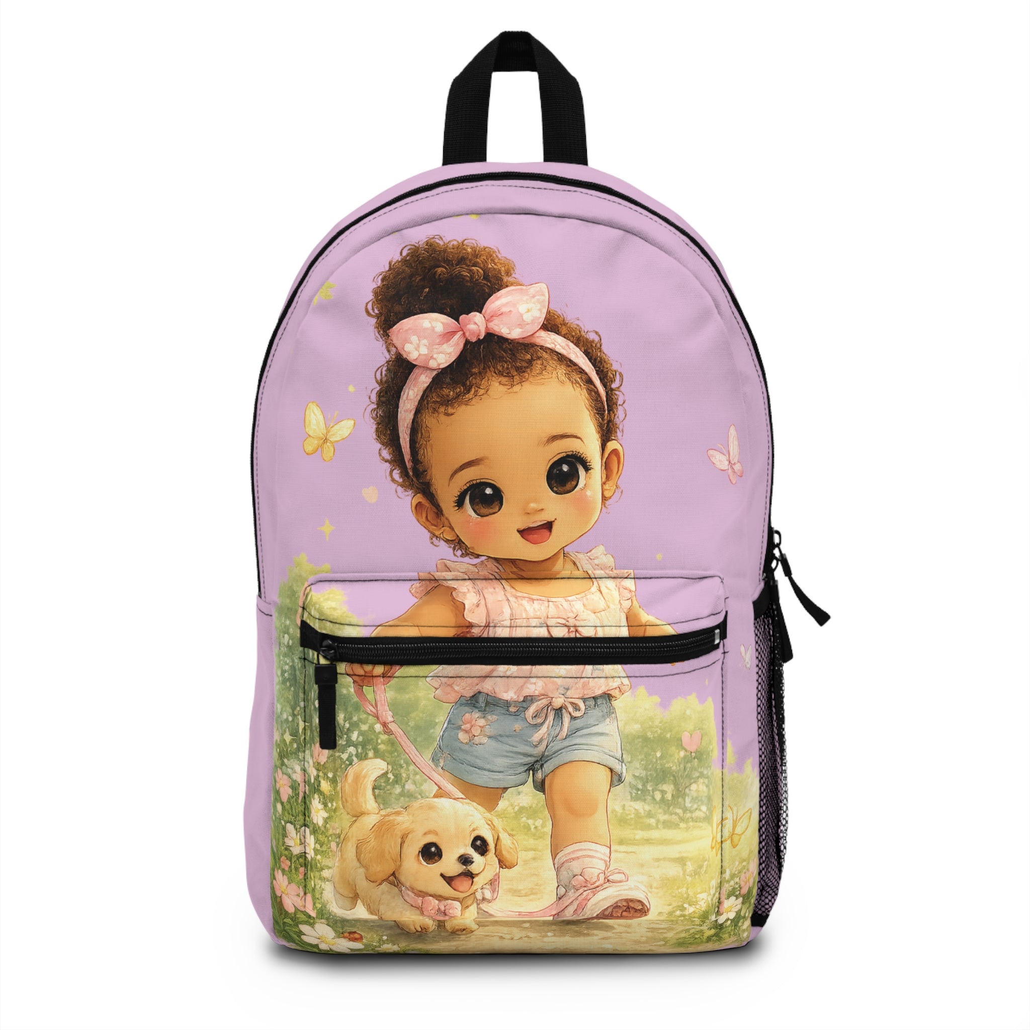 Artist Girl Kids Backpack – Cute Classroom School Bag