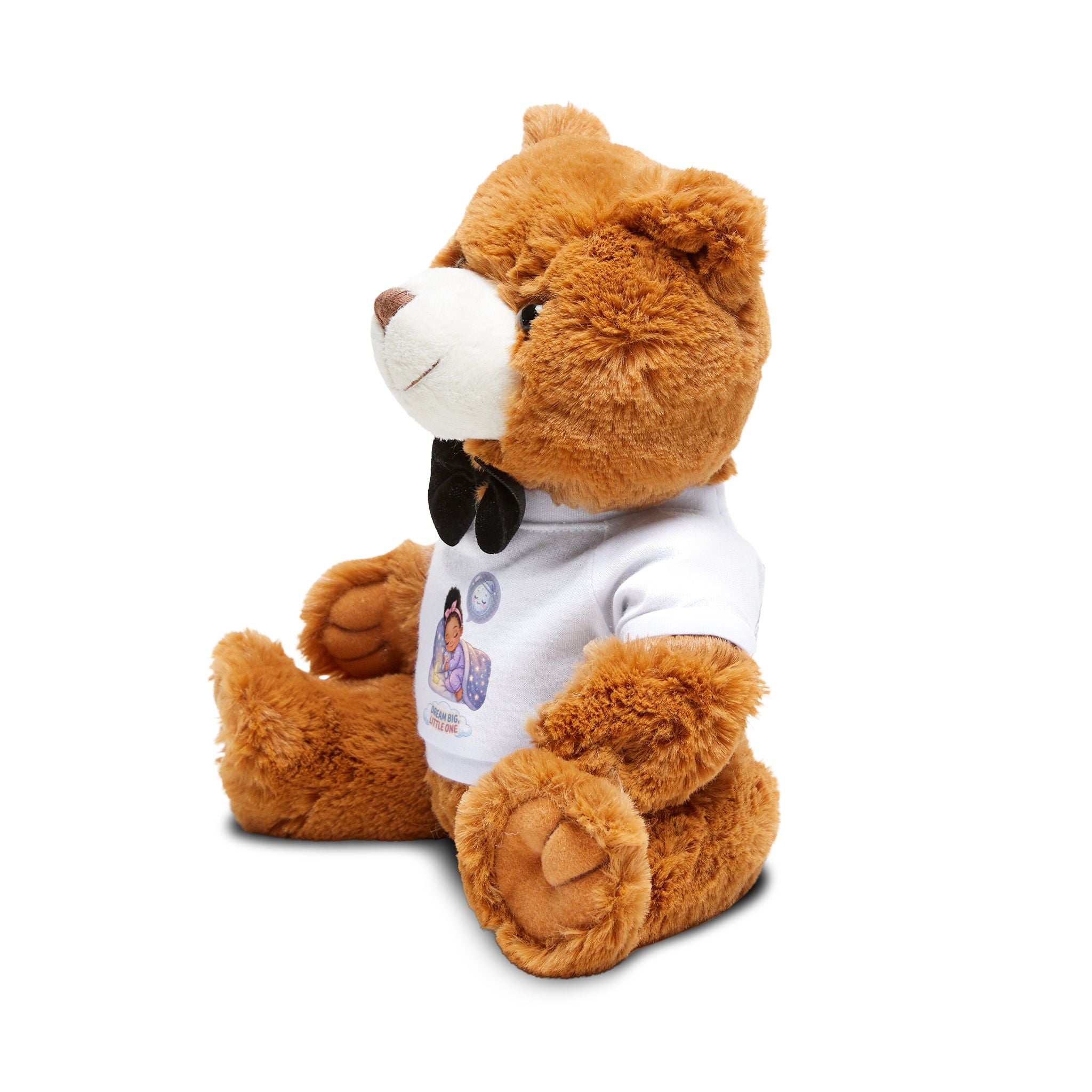 Personalized Teddy Bear with Custom T‑Shirt — Cute Plush Gift for Kids & Couples