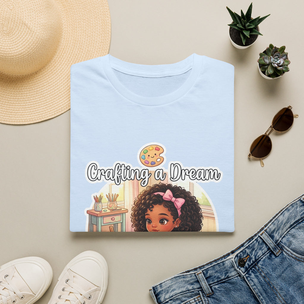 Crafting a Dream T-Shirt — Cute Black Girl Artist Design