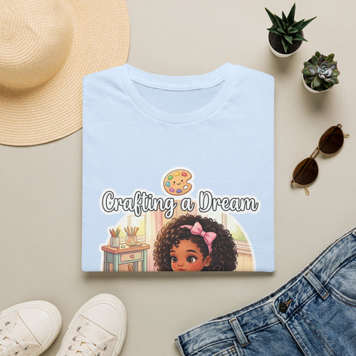 Crafting a Dream T-Shirt — Cute Black Girl Artist Design