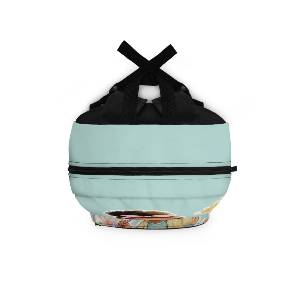 Artist Girl Kids Backpack – Cute Classroom School Bag