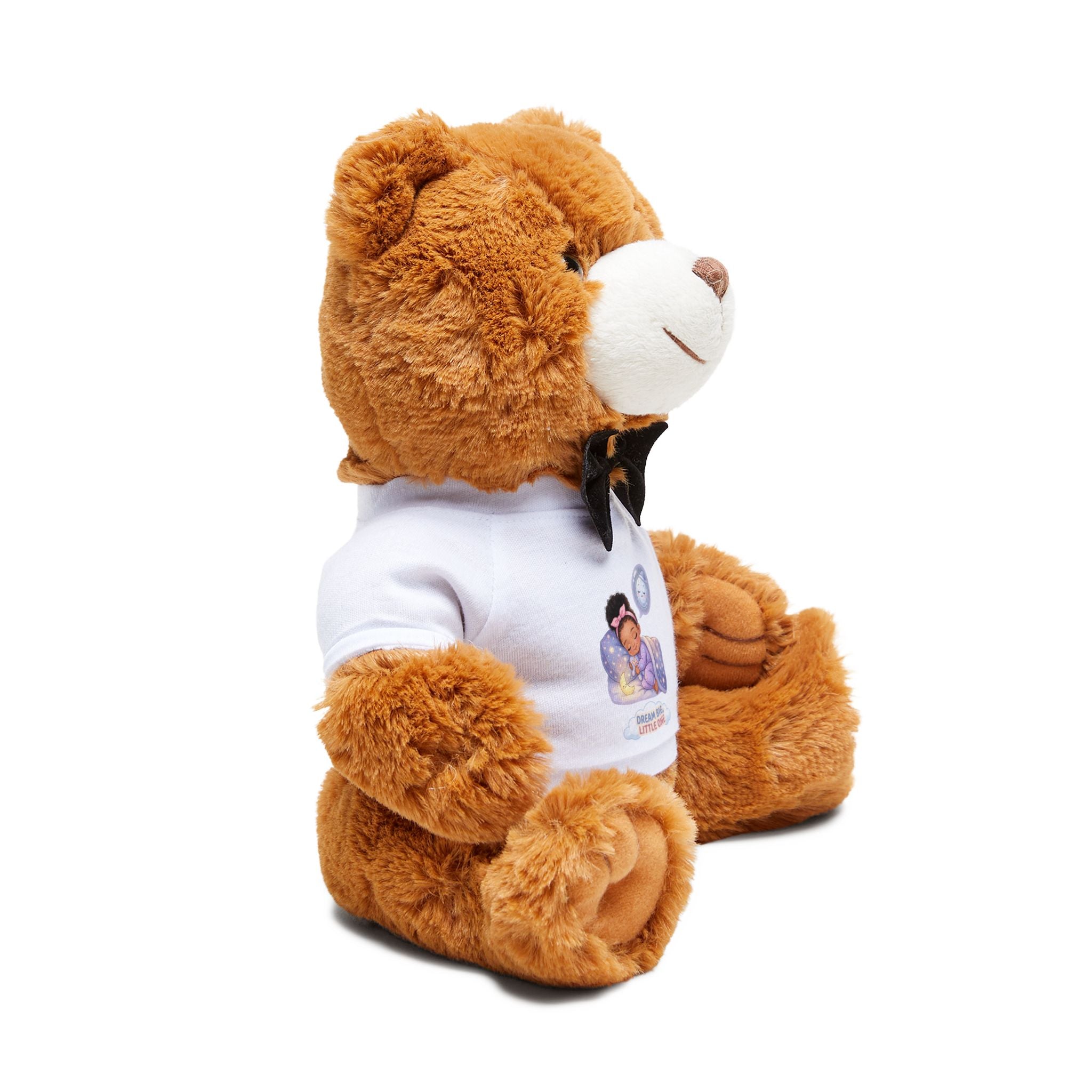 Personalized Teddy Bear with Custom T‑Shirt — Cute Plush Gift for Kids & Couples